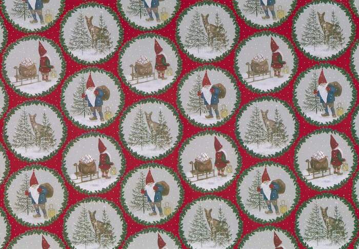 Julegavepapir assortert 1 x 5 meter